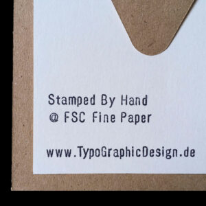 ORIGINAL PRINT_Folding-Card_Hand-Stamped_DDR-Bicycle_Back-Close-Up_by-Typo-Graphic-Design