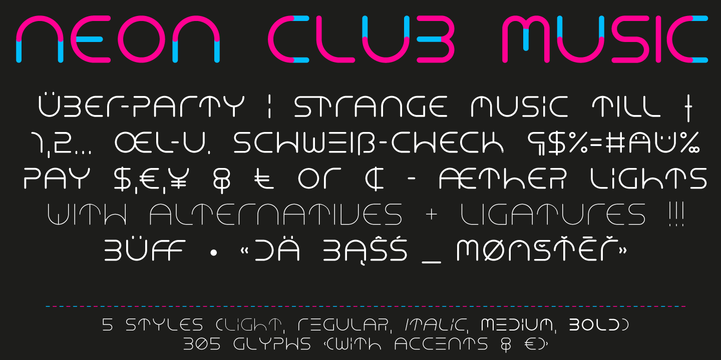 font-sample_Type-Specimen_NEON-CLUB-MUSIC_by_Typo-Graphic-Design_Manuel-Viergutz_3