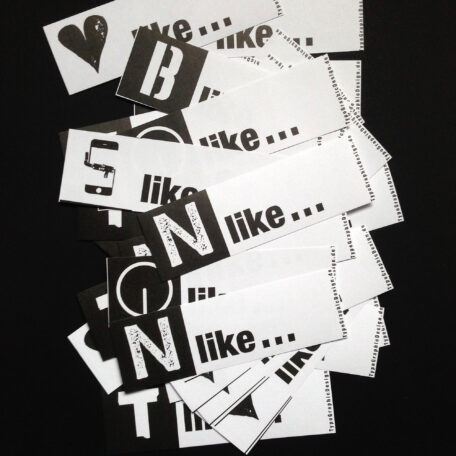 Sticker Set_Typo_Letter like_Black White_by TypoGraphicDesign_5868