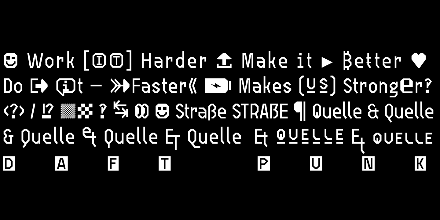 FONT | Open TECH Neue – Typo Graphic Design