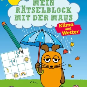 Frag doch mal ... die Maus_Mein Ferien-Rätselblock mit der Maus_Klima und Wetter (Carlsen Verlag)_Font-In-Use_Hand Scribble Sketch Rock_by_Manuel Viergutz_TypoGraphicDesign