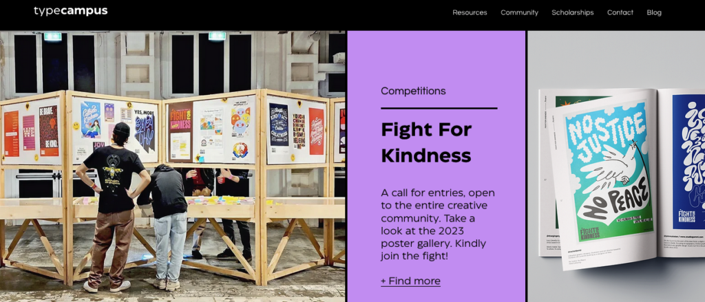 Poster Call – Typecampus – Fight For Kindness (2023)_2