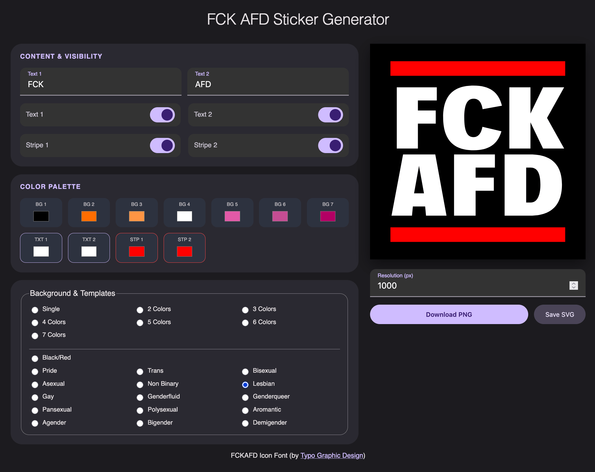 FCK-AFD-STICKER-GENERATOR-(with-Free-Font-FCKAFD-Icon-Font)