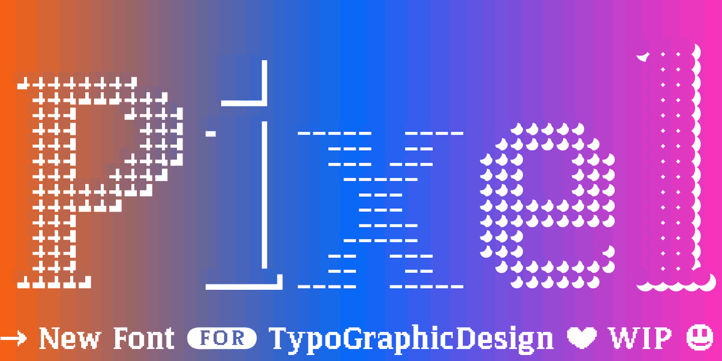 Animation for Font called Pixel Serif by Typo Graphic Design
