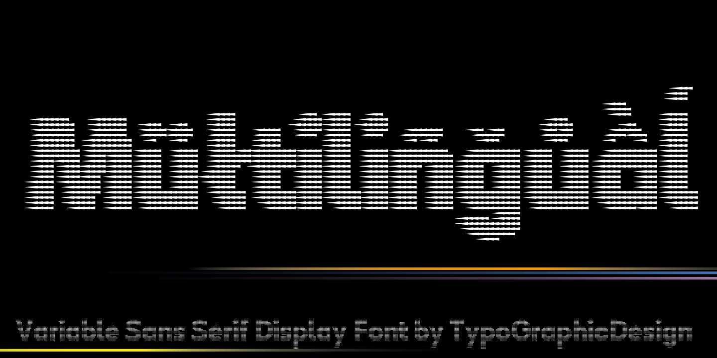 Type Specimen for the Font called Trans Rapid as Multilingual Language Support by Typo Graphic Design